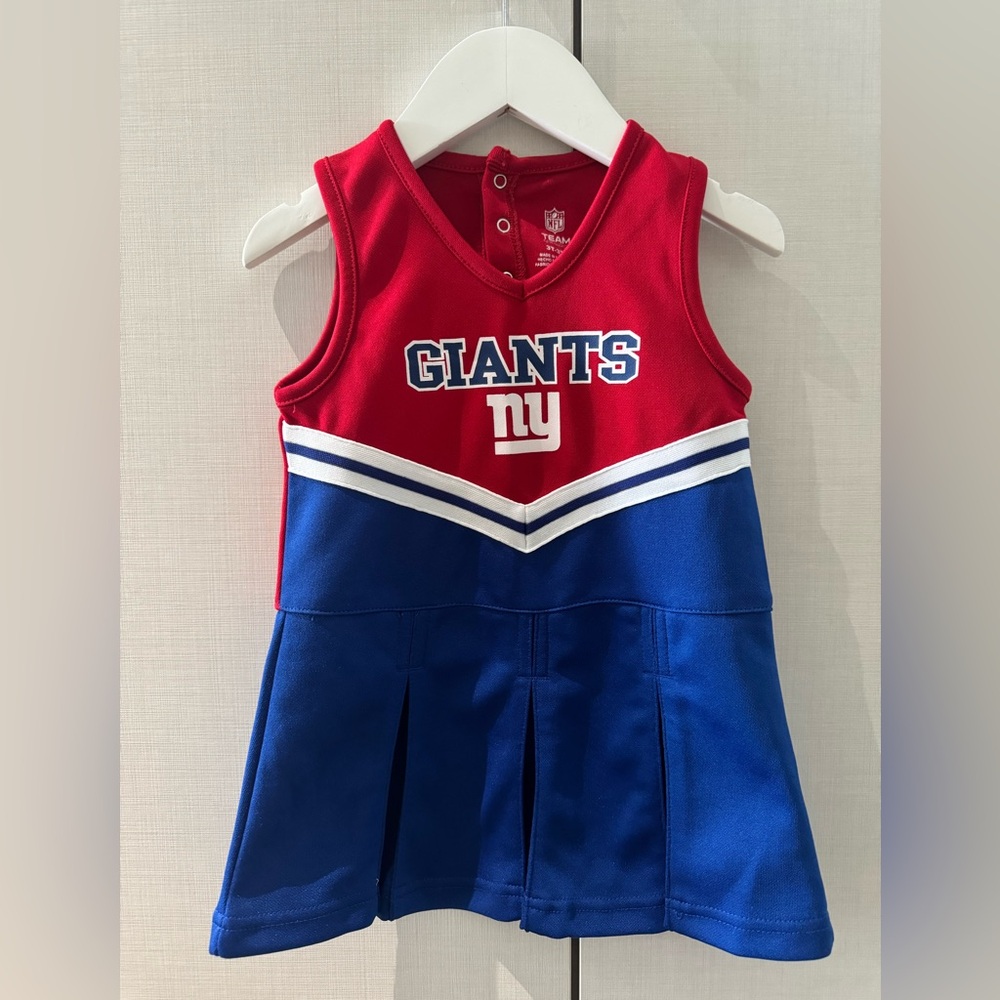 New York Giants NFL Girls' Cheerleader Costume. Size 3T.